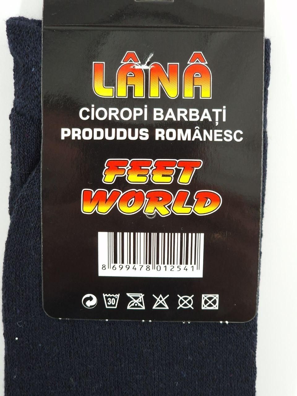 Мужские махровые носки LANA, зимние теплые однотонные высокие. 6 пар/уп разные цвета 1685228251 фото