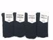 Женские зимние высокие теннисные спорт носки Super Socks махровая подошва, однотонные 36-40 12 пар/уп черные 1707322514 фото 4