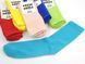 Женские высокие носки Super Socks, однотонные спортивные тенисная резинка, размер 36-40, 12 пар/уп. ассорти 1626760842 фото 2