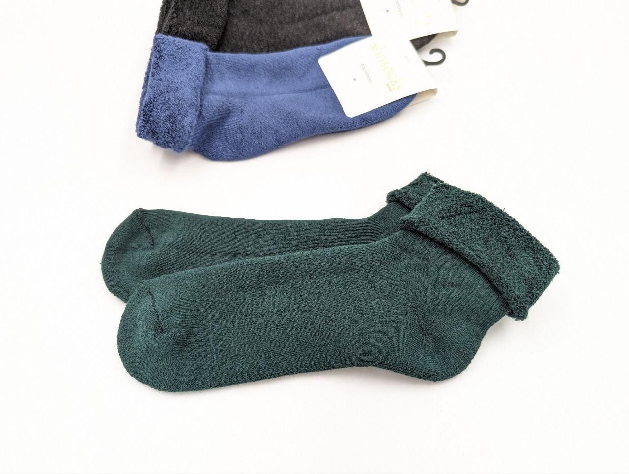 Жіночі зимові середні шкарпетки Shnsocks однотонні махра відворот|6 пар|36-40|Асорті 2055762602 фото