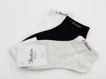 Жіночі шкарпетки короткі стрейчеві Luxe Fashion Fitnes 36-40 12 пар/уп. 2571785411 фото