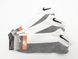 Мужские короткие летние спортивные носки Nike с эмблемой &laquo;N&raquo; мягкие из 100% хлопка|12 пар|41-44|Бело-серый 2680340231 фото 1