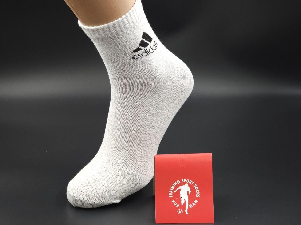 Чоловічі середні всесезонні спортивні шкарпетки Sport Socks з емблемою &laquo;A&raquo; бавовняні|12 пар|40-44|Асорті 1851124558 фото