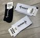 Жіночі демісезонні шкарпетки Super Socks чорно-білі з написами бавовна високі розмір 36-40 12 шт в уп 1410979540 фото 4