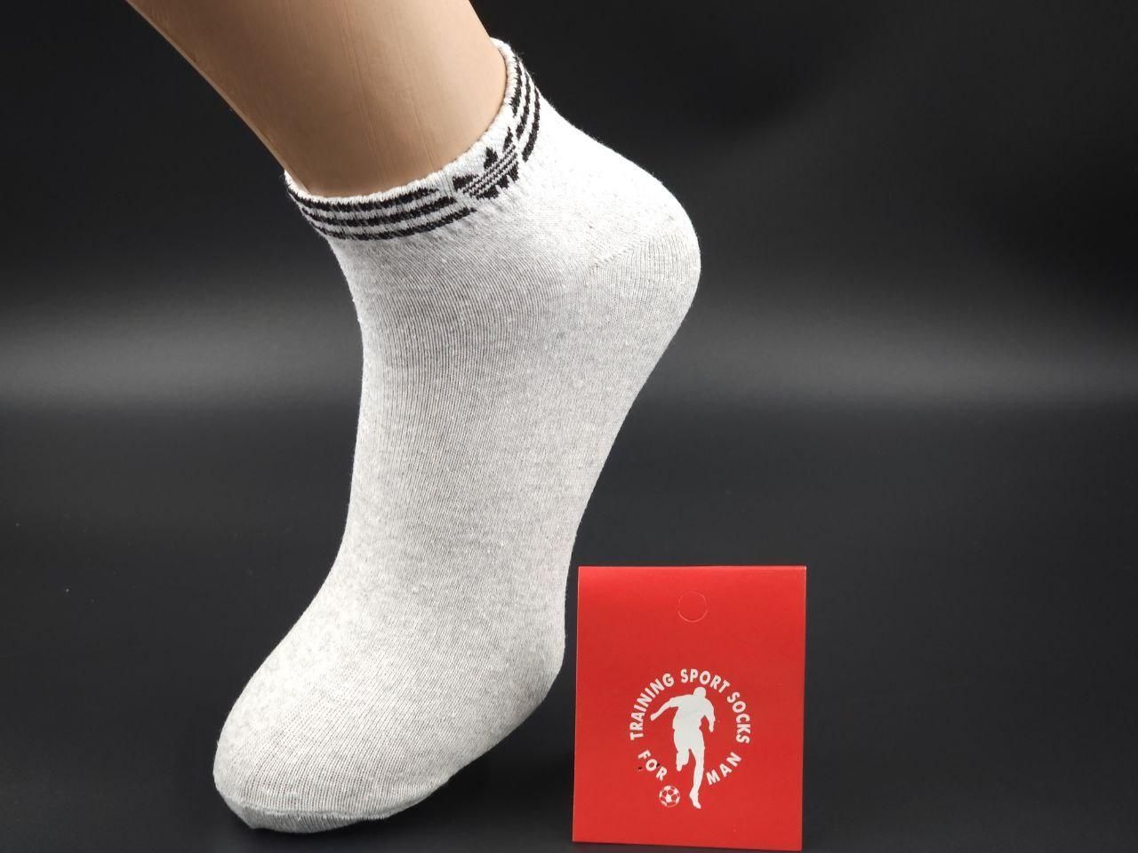 Чоловічі шкарпетки короткі щоденні Sport socks А смужки, стрейчеві розмір 41-44 12 пар/уп асорті 1851878260 фото