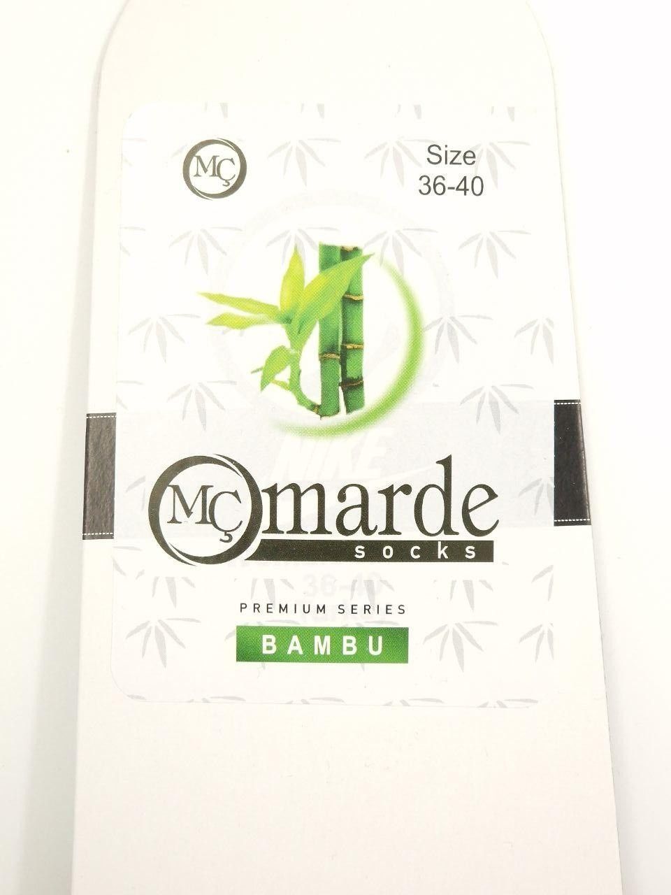Жіночі сліди бамбук Marde однотонні 36-40 12 пар/уп чорні 1172028200 фото