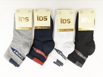 Дитячі шкарпетки середні IDS Sport, для хлопчиків, бавовна 12 пар/уп різні кольори 2191007916 фото