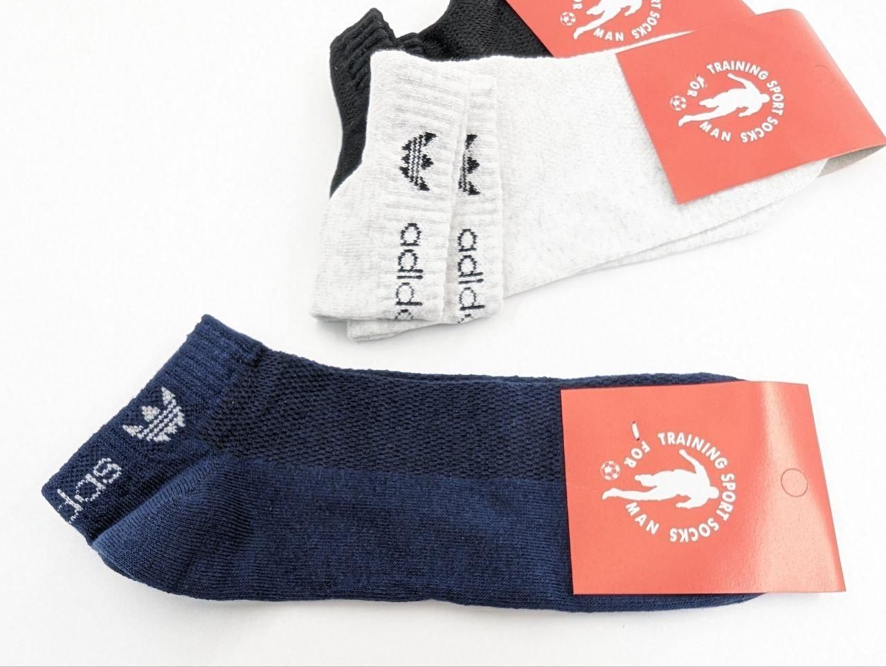 Чоловічі шкарпетки короткі в сітку щоденні Sport socks А напис, стрейчеві розмір 41-44 12 пар/уп асорті 2192017162 фото