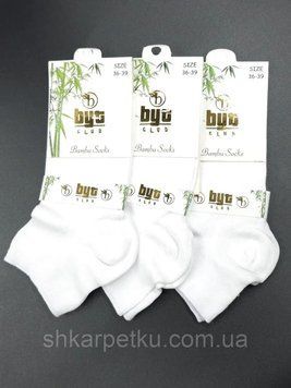 Жіночі короткі бамбукові шкарпетки Byt Club, літні, тонкі однотонні. Розмір 36-40. 6 пар/уп. чорні 2548669442 фото