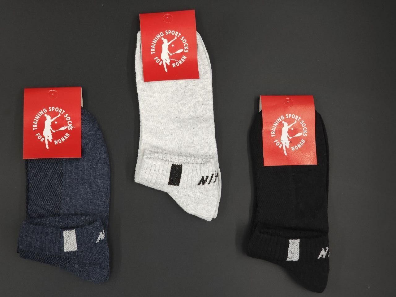 Женские носки стрейчевые Sport Socks N надпись, хлопок сетка короткие размер 36-39 12 пар/уп микс цветов 1851907160 фото Женские носки стрейчевые Sport Socks N надпись, хлопок сетка короткие размер 36-39 12 пар/уп микс цветов 1851907160 фото