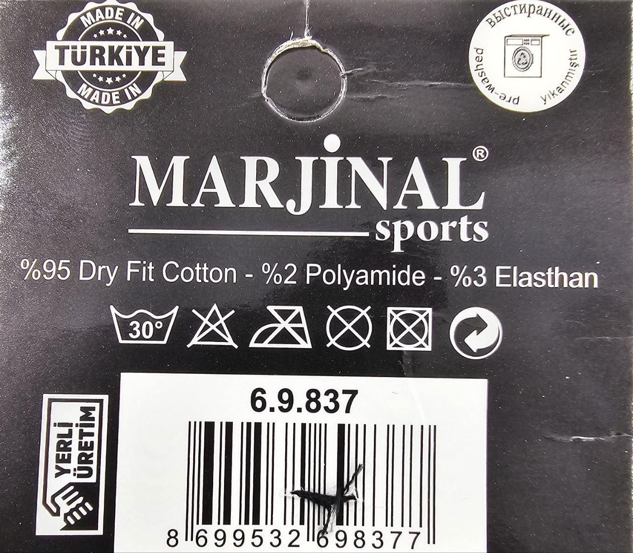 Мужские средние демисезонные носки Marjinal Dry Fit тонкие хлопковые дезодорированные с теннисной резинкой | 12 пар | 40&ndash;45 | Черный 1789623015 фото