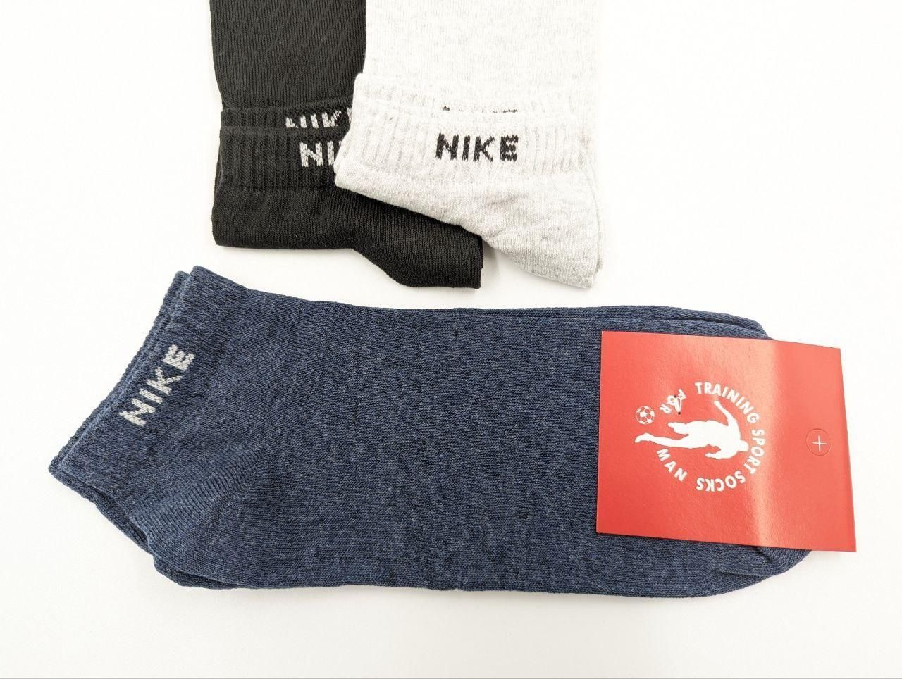 Мужские короткие летние спортивные носки Sport Socks с эмблемой &laquo;N&raquo; хлопковые|12 пар|40-44|Ассорти 2115517057 фото